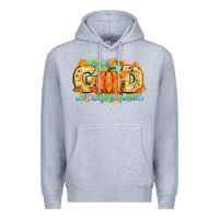 Heather Grey with god all things are possible Premium Hoodie - CowGirlArtShop