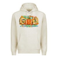 Oatmeal Heather with god all things are possible Premium Hoodie - CowGirlArtShop