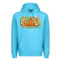 Ocean Blue with god all things are possible Premium Hoodie - CowGirlArtShop