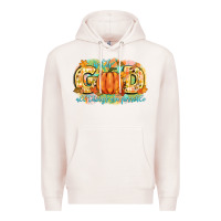 Pale Pink with god all things are possible Premium Hoodie - CowGirlArtShop