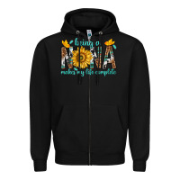 Black Being a Nana Makes My Life Complete Zipper Hoodie - texasbilliewilder