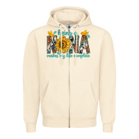 Sandshell Being a Nana Makes My Life Complete Zipper Hoodie - texasbilliewilder