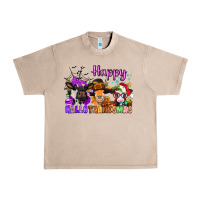 French Oak happy hallothanksmas cows  nancy Urban Heavy Tee - NancyCooperArtShop
