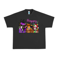 Pigment Black happy hallothanksmas cows  nancy Urban Heavy Tee - NancyCooperArtShop