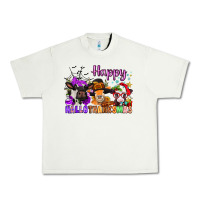 Pistachio happy hallothanksmas cows  nancy Urban Heavy Tee - NancyCooperArtShop