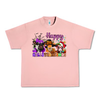 Salmon happy hallothanksmas cows  nancy Urban Heavy Tee - NancyCooperArtShop