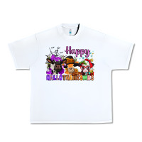 White happy hallothanksmas cows  nancy Urban Heavy Tee - NancyCooperArtShop