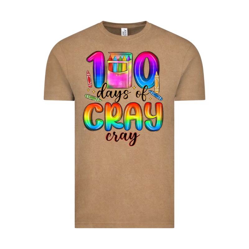 100 Days Of Cray Cray Vintage Tee by MaliasSmallBusiness | Teevron