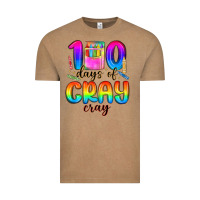 Vintage Coffee 100 days of cray cray Vintage Tee - MaliasSmallBusiness