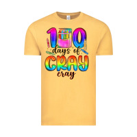 Vintage Mustard 100 days of cray cray Vintage Tee - MaliasSmallBusiness