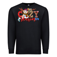Black cozy season snowman Premium Sweatshirt - CowGirlArtShop