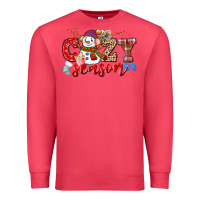 Cardinal cozy season snowman Premium Sweatshirt - CowGirlArtShop