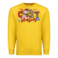 Lemon cozy season snowman Premium Sweatshirt - CowGirlArtShop