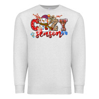 Oatmeal Heather cozy season snowman Premium Sweatshirt - CowGirlArtShop