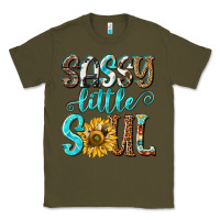 Army Green sassy little soul Classic Tee - NancyCooperArtShop