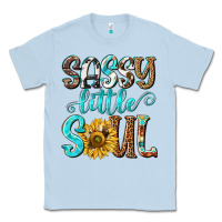 Dusty Blue sassy little soul Classic Tee - NancyCooperArtShop