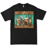 Black skeleton coffee cups Premium Tee - Jasminsmagicworld