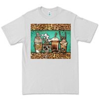Dove Grey skeleton coffee cups Premium Tee - Jasminsmagicworld