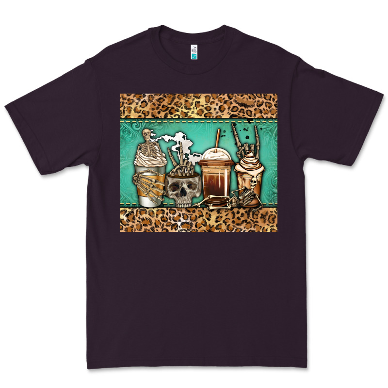Skeleton Coffee Cups Premium Tee by Jasminsmagicworld | Teevron
