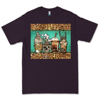 Plum skeleton coffee cups Premium Tee - Jasminsmagicworld