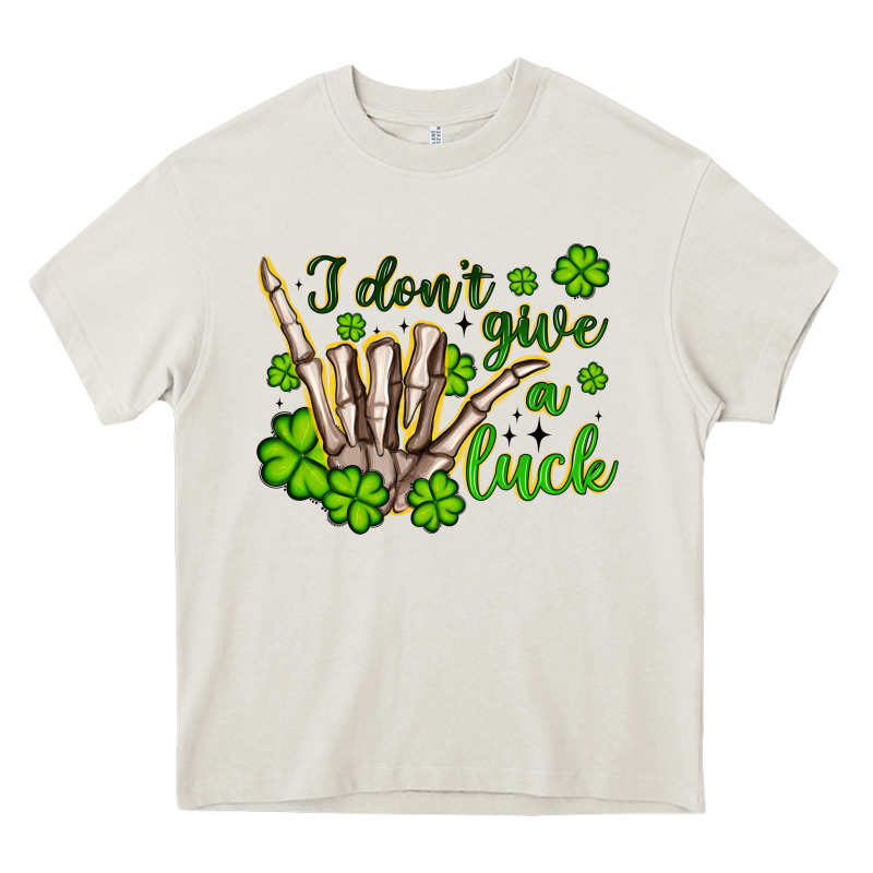I Don T Give A Luck Heavy Core Tee by Artiststas | Teevron