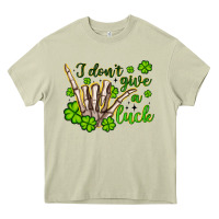 Mossy i don t give a luck Heavy Core Tee - Artiststas