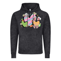 Vintage Black easter hearts Vintage Hoodie - MaliasSmallBusiness