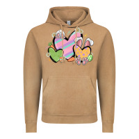 Vintage Camel easter hearts Vintage Hoodie - MaliasSmallBusiness