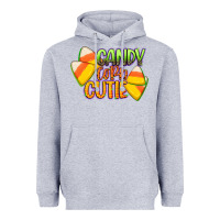 Heather Grey candy corn cutie Heavyweight Hoodie - CowGirlArtShop