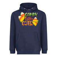 Navy candy corn cutie Heavyweight Hoodie - CowGirlArtShop