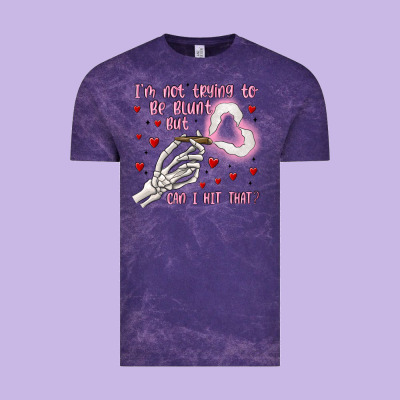 Not To Be Blunt But Can I Hit Vintage Tee Designed By Maliassmallbusiness