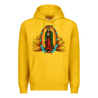 Lemon sunflower our lady of guadalupe Premium Hoodie - JahusDesignShop