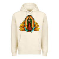 Tofu sunflower our lady of guadalupe Premium Hoodie - JahusDesignShop