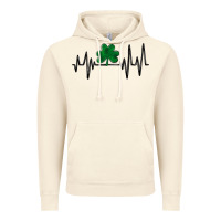 Vintage Artic shamrock heartbeat Vintage Hoodie - MaliasSmallBusiness