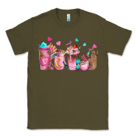 Army Green nail tech coffee cups Classic Tee - NancyCooperArtShop