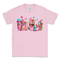 Bubblegum Pink nail tech coffee cups Classic Tee - NancyCooperArtShop