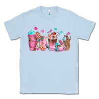 Dusty Blue nail tech coffee cups Classic Tee - NancyCooperArtShop