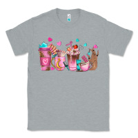 Heather Grey nail tech coffee cups Classic Tee - NancyCooperArtShop