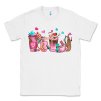 White nail tech coffee cups Classic Tee - NancyCooperArtShop