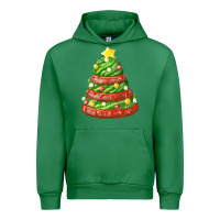 Emerald green chocolate christmas cookie cake Urban Hoodie - FaDigitalArtStudio
