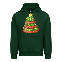 Forest Green green chocolate christmas cookie cake Urban Hoodie - FaDigitalArtStudio