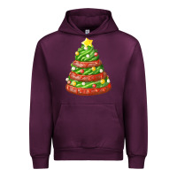 Mauve Wine green chocolate christmas cookie cake Urban Hoodie - FaDigitalArtStudio