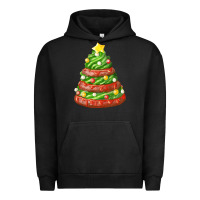 Pigment Black green chocolate christmas cookie cake Urban Hoodie - FaDigitalArtStudio