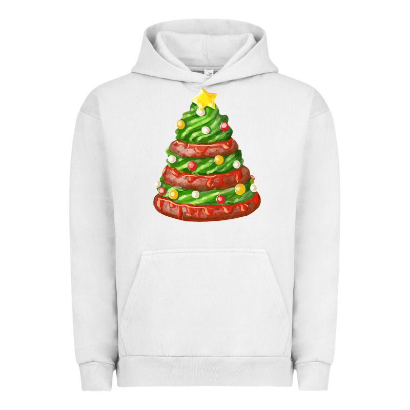 Green Chocolate Christmas Cookie Cake Urban Hoodie by FaDigitalArtStudio | Teevron