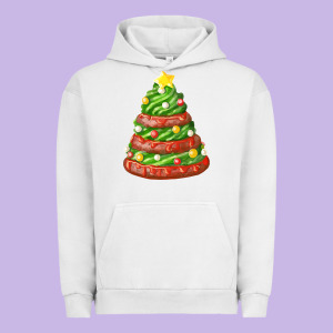 Green Chocolate Christmas Cookie Cake Urban Hoodie Designed By Fadigitalartstudio