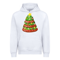 White green chocolate christmas cookie cake Urban Hoodie - FaDigitalArtStudio