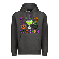 Charcoal Heather drink up witches Premium Hoodie - CowGirlArtShop