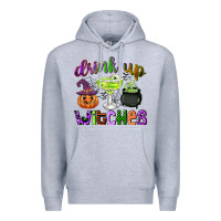 Heather Grey drink up witches Premium Hoodie - CowGirlArtShop