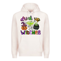 Pale Pink drink up witches Premium Hoodie - CowGirlArtShop