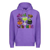 Purple drink up witches Premium Hoodie - CowGirlArtShop